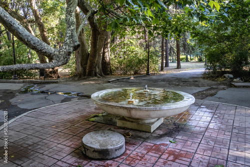 Sea Garden park on a Black Sea shore in Varna city in Bulgaria