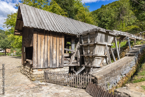 Saw mill called Strujnya in Etar folk village, Bulgaria