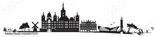 Mecklenburg-Vorpommern Skyline landscape