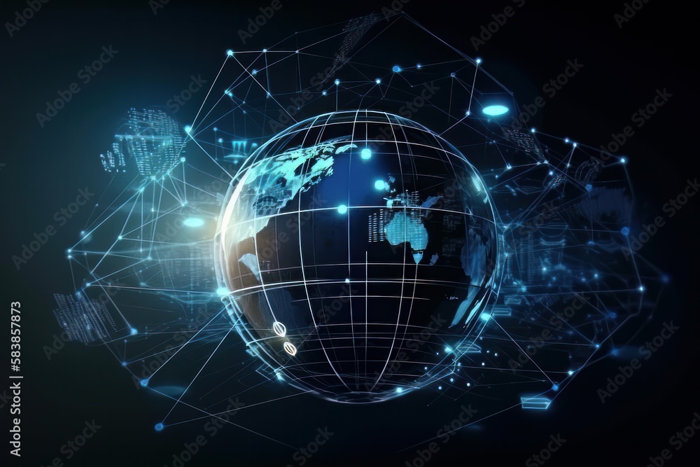 Connections system global world view. Generative ai Connections system global world view. Generative ai