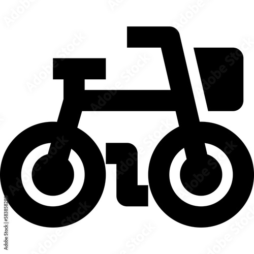 bicycle black solid icon