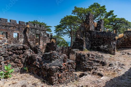 Ruins of Fort James, Kunta Kinteh Island (James Island), UNESCO World Heritage Site, Western slave trade, Gambia