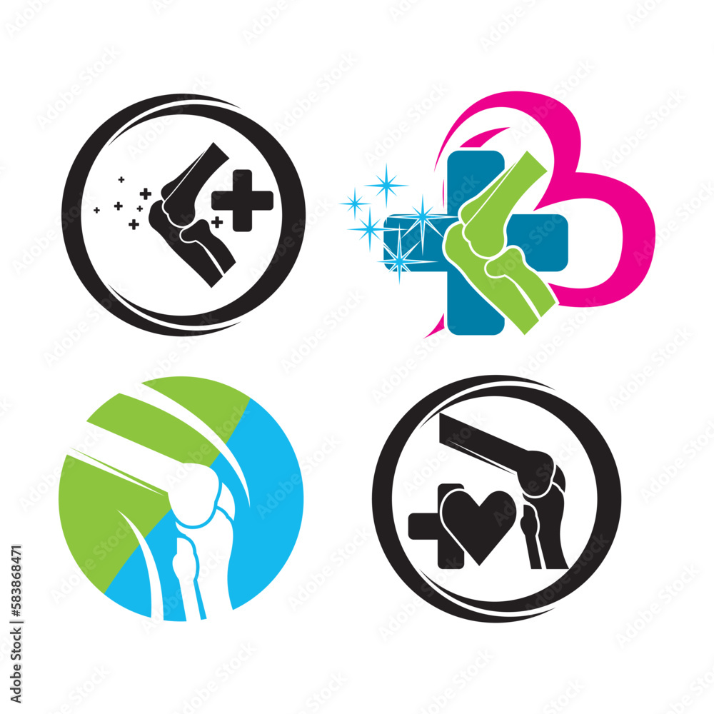 Bone joints icon logo,vector illustration symbol design Bone joints icon logo,vector illustration symbol design