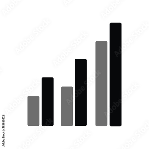 Free Download Profit growing icon. Isolated vector icon. Progress bar. Growing graph icon graph sign. Chart increase profit. Growth success arrow icon. - GFXLoad