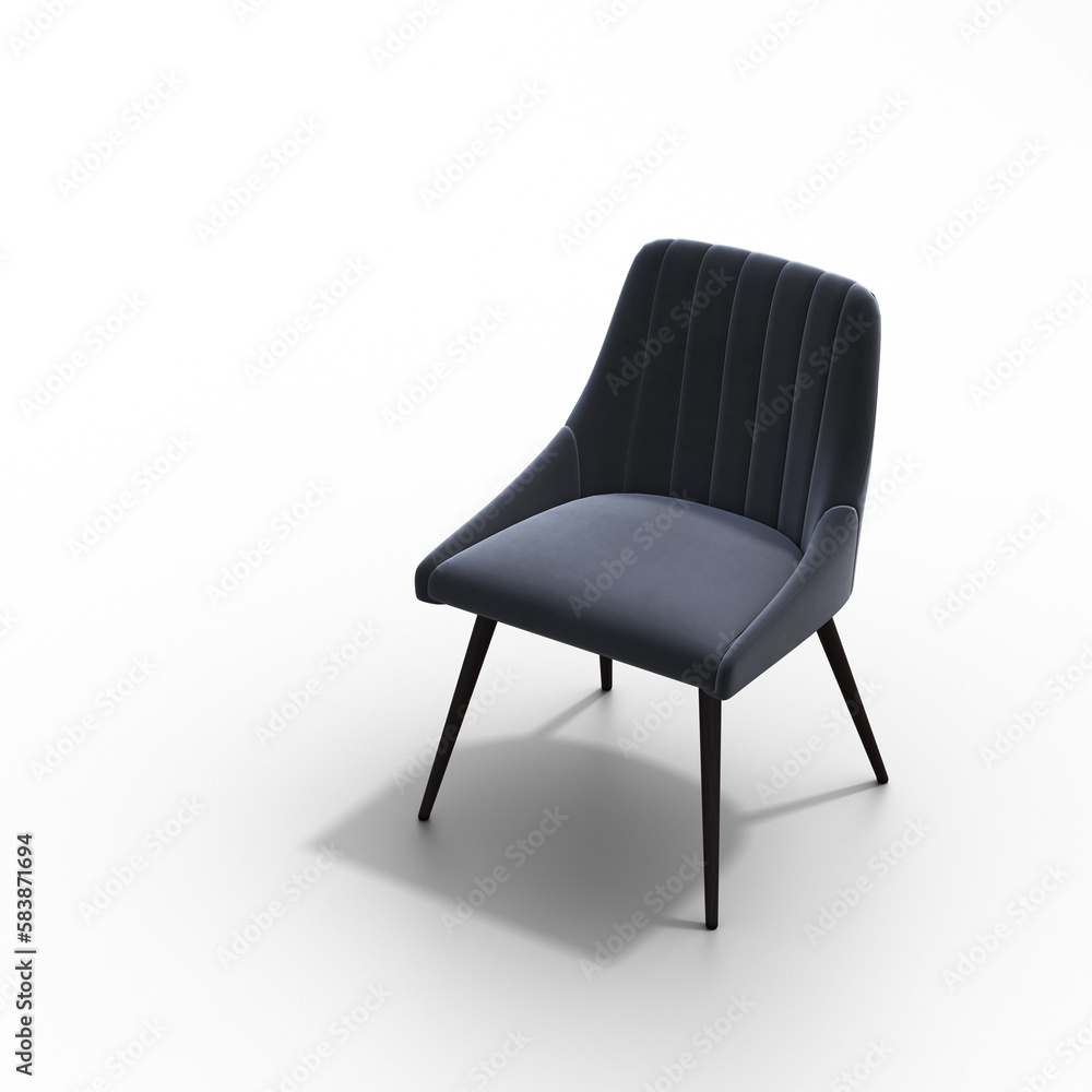 chair with shadow under it isolated on a transparent background, interior furniture, 3D illustration, cg render chair with shadow under it isolated on a transparent background, interior furniture, 3D illustration, cg render