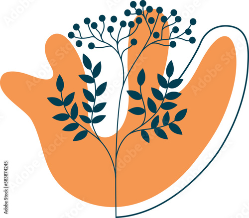 Abstract floral composition. Perfect for social media highlights.