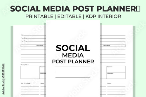 Social Media Post Planner 