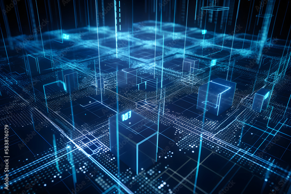 Futuristic blockchain Futuristic blockchain
