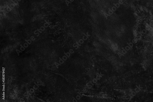 Black concrete background,old black background blackboard cement concrete chalk board texture photo