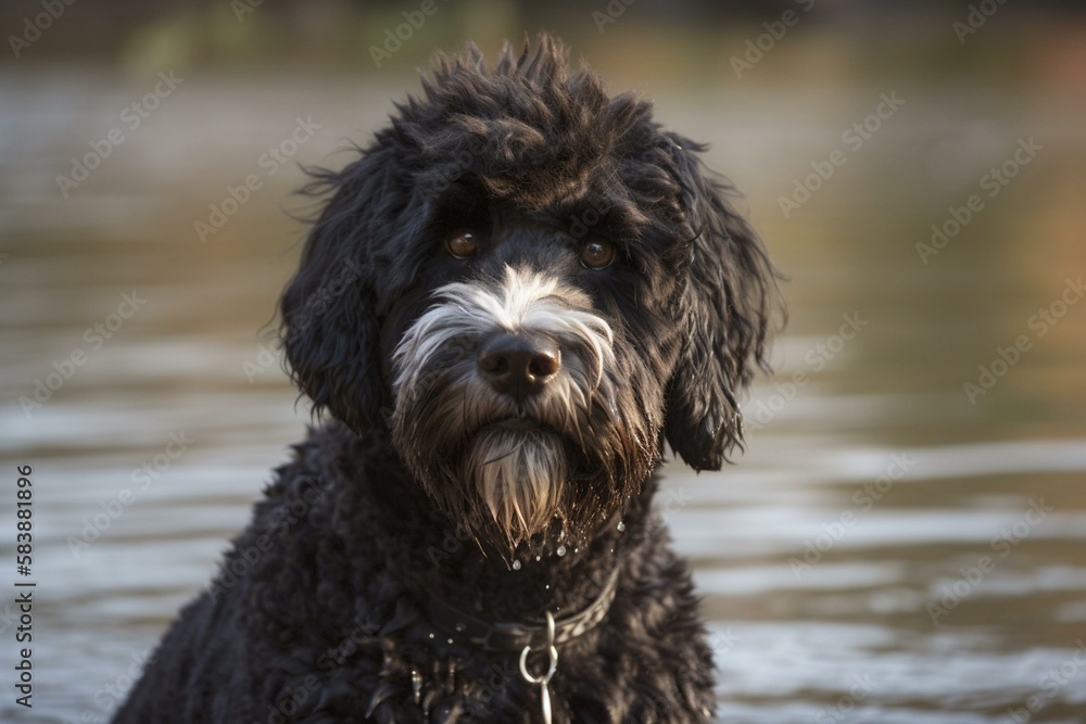 Portuguese Water Dog Generative AI