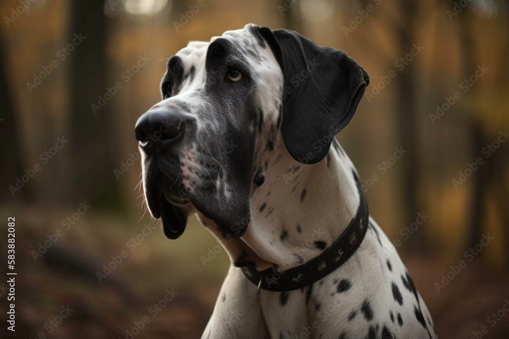 Great Dane, big dog, Generative AI
