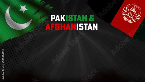 Pakistan and Afghanistan background - Pak and Afghan Illustration Background