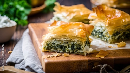 Golden Spinach Pie