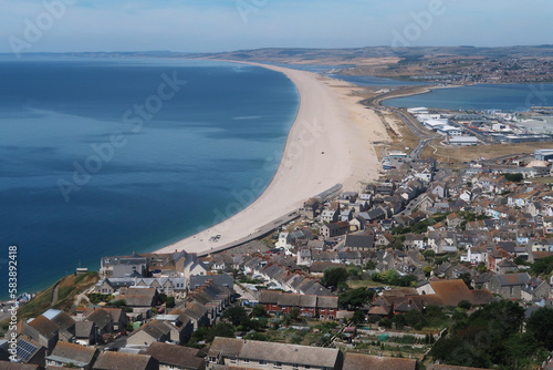 Chesil Beach, Jurassic Coast, UNESCO World Heritage Site, South Dorset, England photo