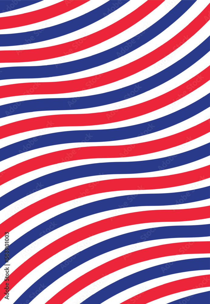 tilted diagonal curved moving seamless wavy pattern France flag color blue white red template lines vector illustration tilted diagonal curved moving seamless wavy pattern France flag color blue white red template lines vector illustration