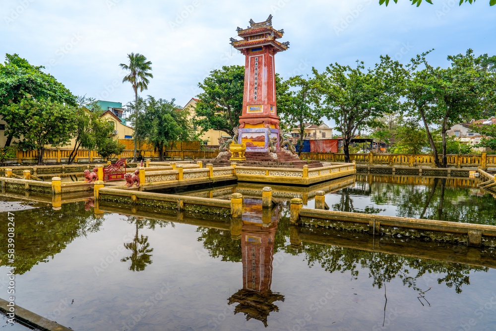 Central Vietnam, memorial dedicated to the  famous people of Quang Nam from the city of Hoi An.