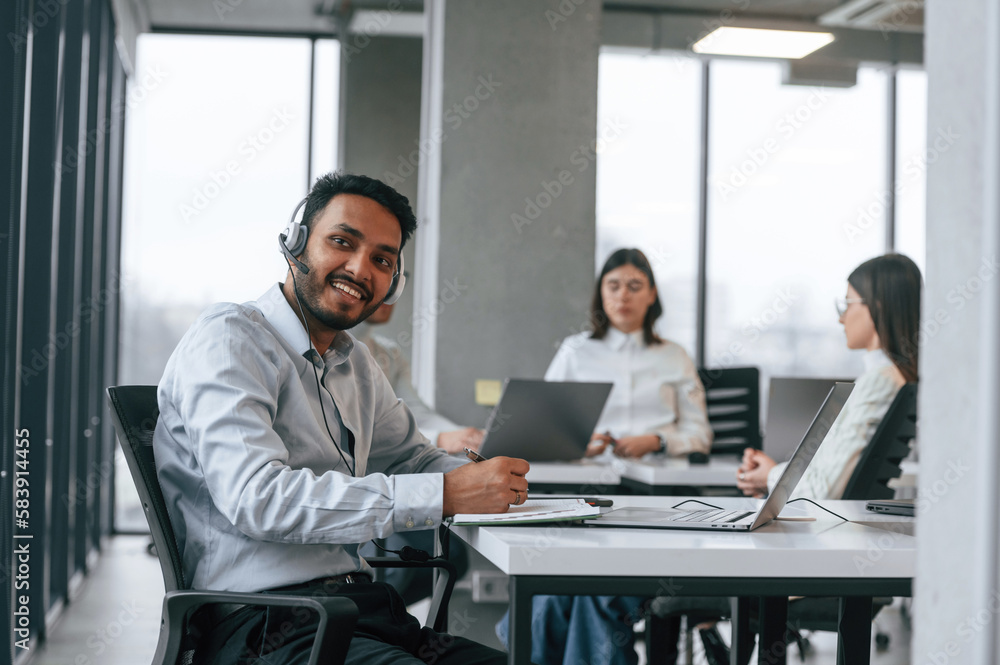 Business people are working together in the office Business people are working together in the office
