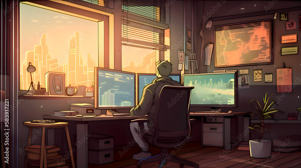 Fototapeta premium modern workspace