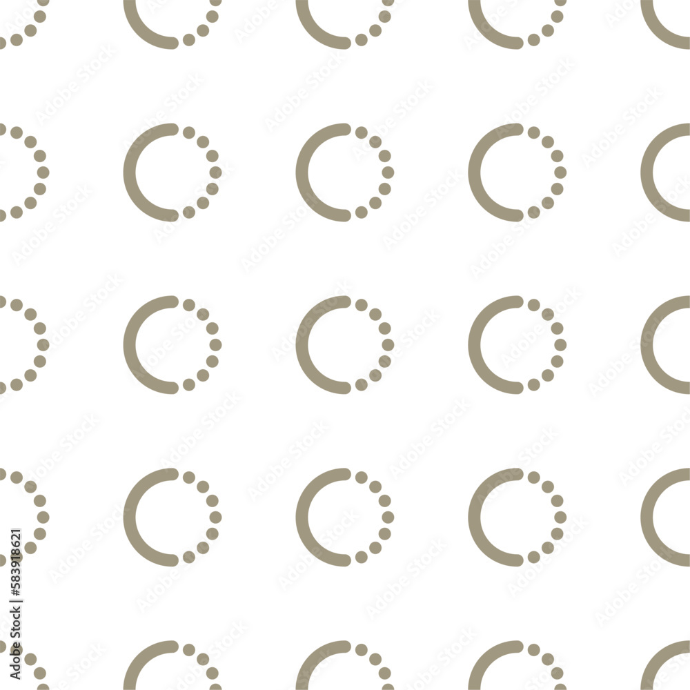 Obraz premium Vector seamless pattern with geometric circle