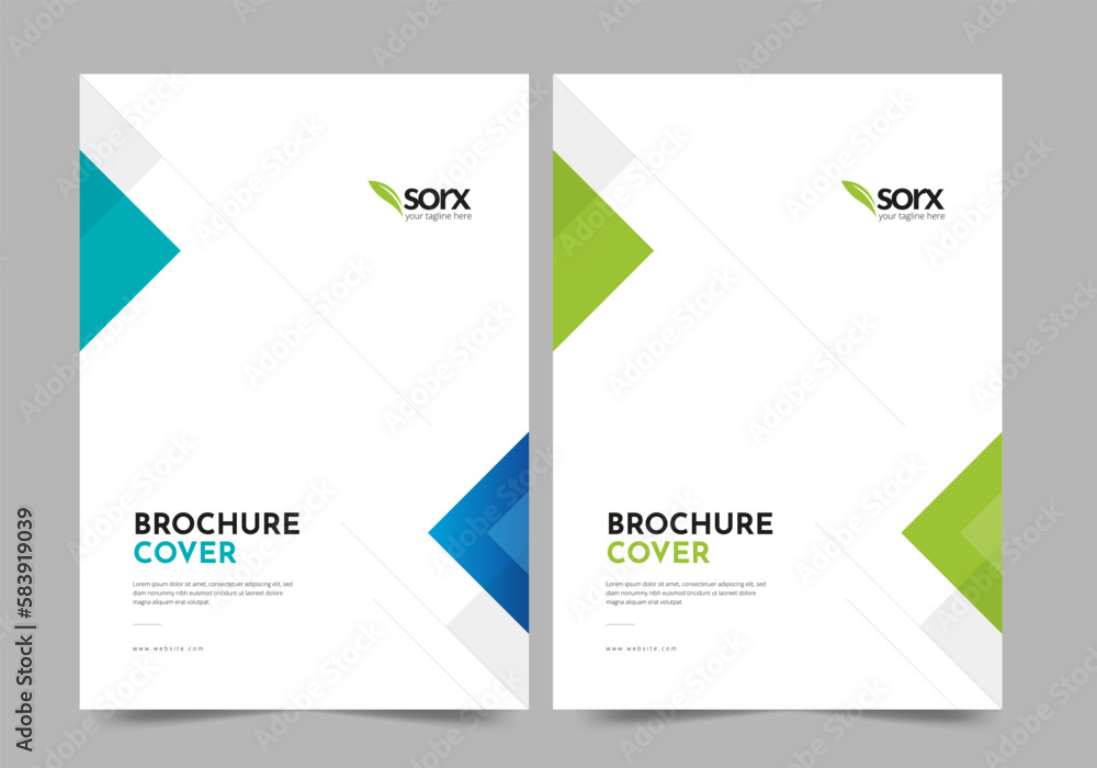 Brochure or template, annual report cover design background