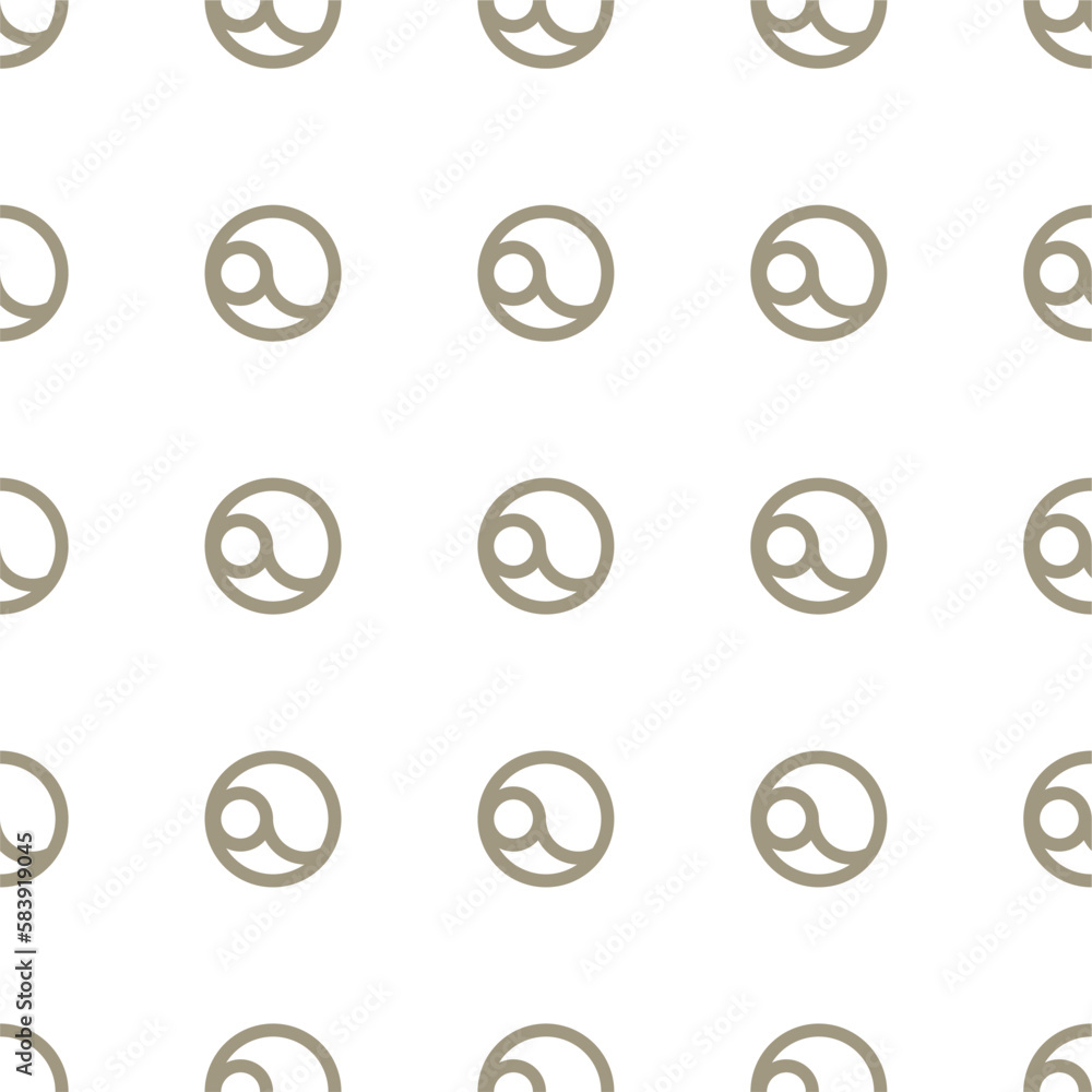 Fototapeta premium Vector seamless pattern with geometric circle