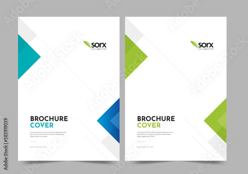 Brochure or template, annual report cover design background