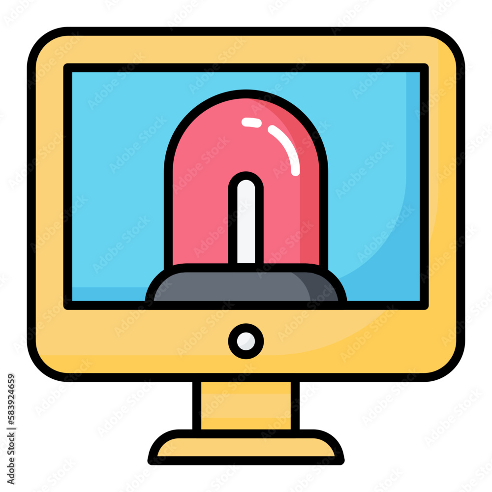 Alert Line Color Icon Alert Line Color Icon