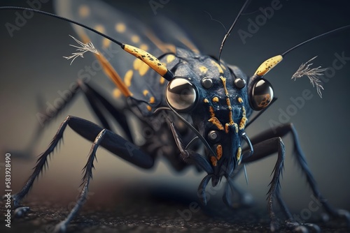 insects created using AI Generative Technology