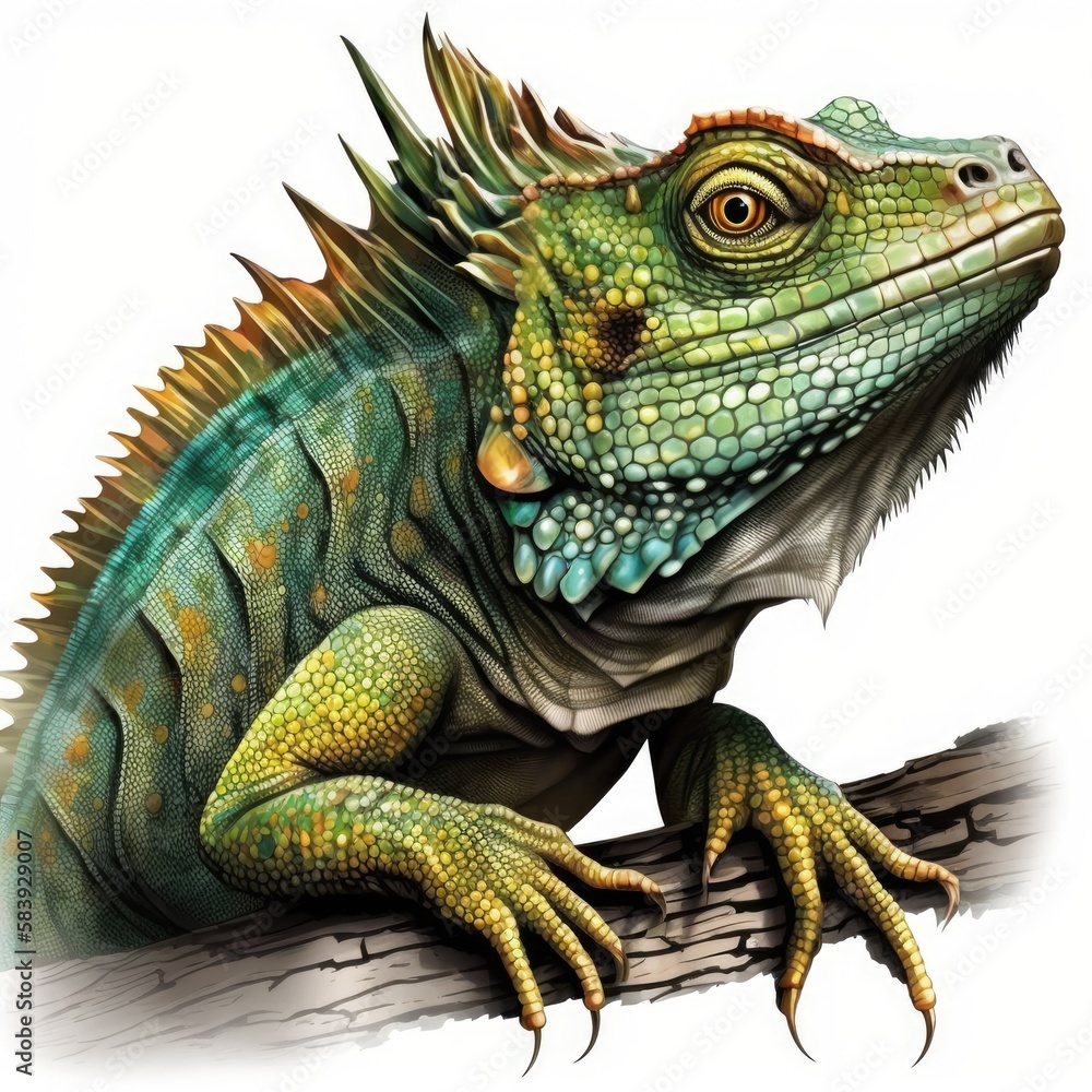 Obraz premium iguana clip art