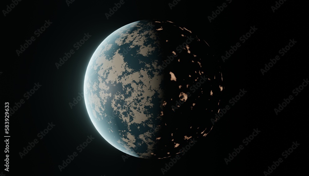 new planets of the solar system with a glow new planets of the solar system with a glow