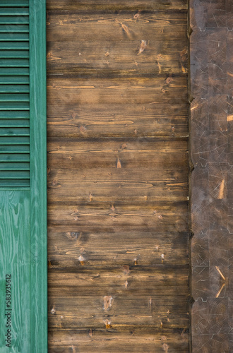 Wallpaper Mural Wooden house exterior details Torontodigital.ca