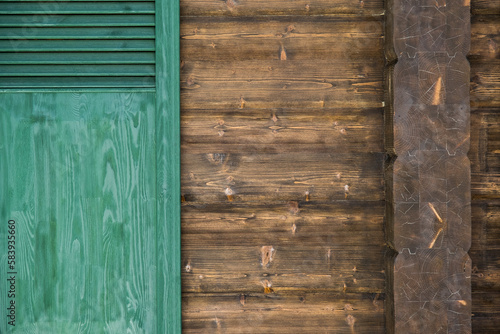 Wallpaper Mural Wooden house exterior details Torontodigital.ca