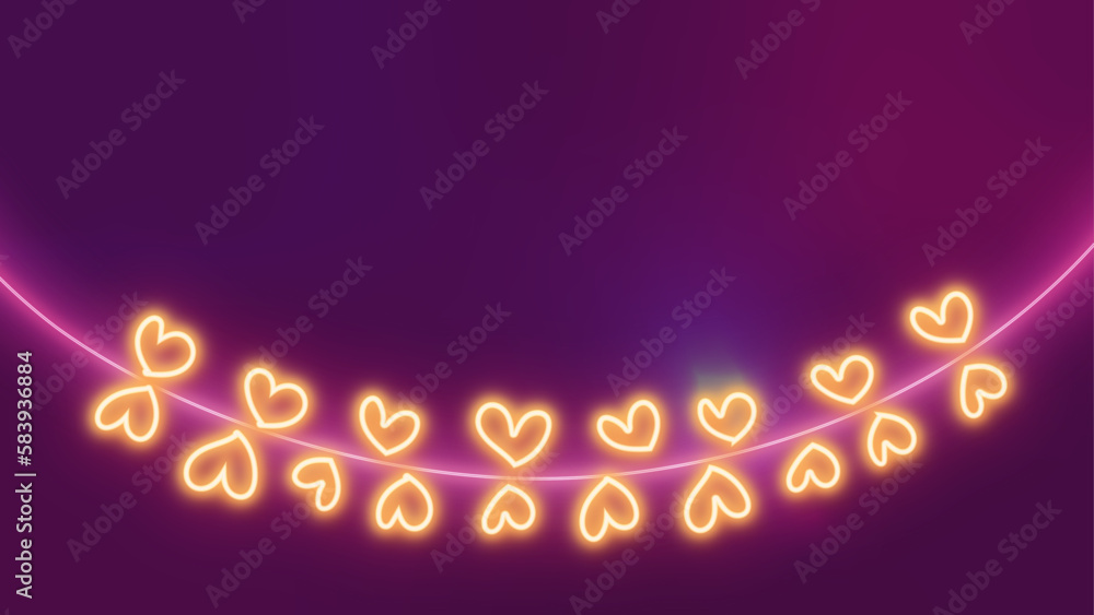 Radiant Heartbeat, Stunning Neon Wavy Line Design.