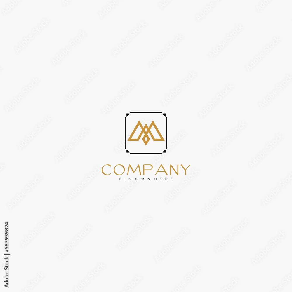 simple and modern M letter logo design simple and modern M letter logo design