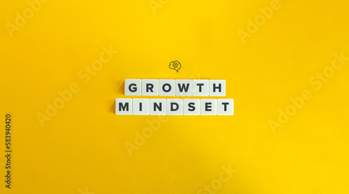 Konstfotografi Growth Mindset Banner and Icon