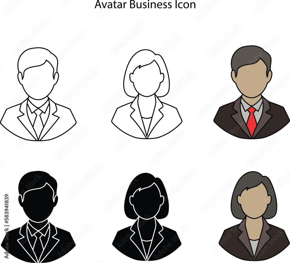 User profile icon. Faceless businessman. Business Leader. Profile picture, portrait. User member, People icon in flat style. Circle button with avatar photo silhouette vector design and illustration. User profile icon. Faceless businessman. Business Leader. Profile picture, portrait. User member, People icon in flat style. Circle button with avatar photo silhouette vector design and illustration.