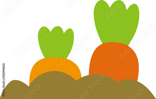 cute carrot pattern