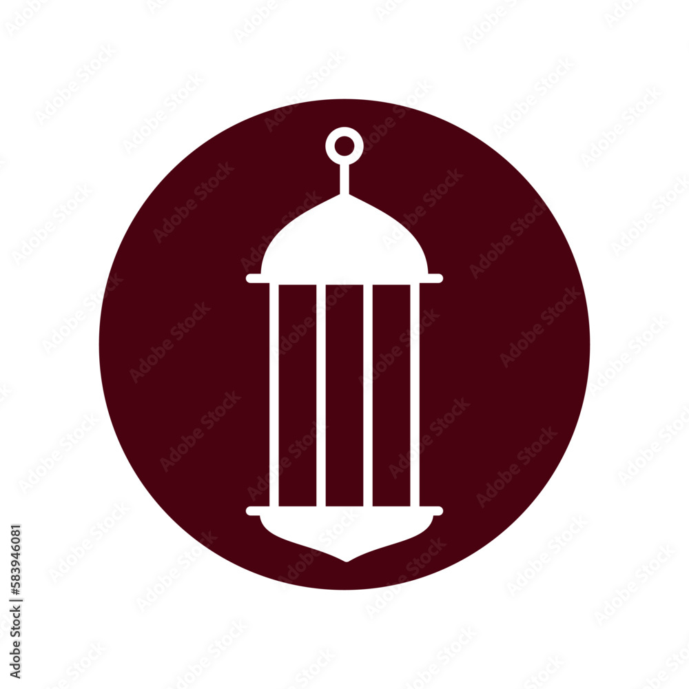 Lantern ramadan kareem icon vector logo design template Lantern ramadan kareem icon vector logo design template