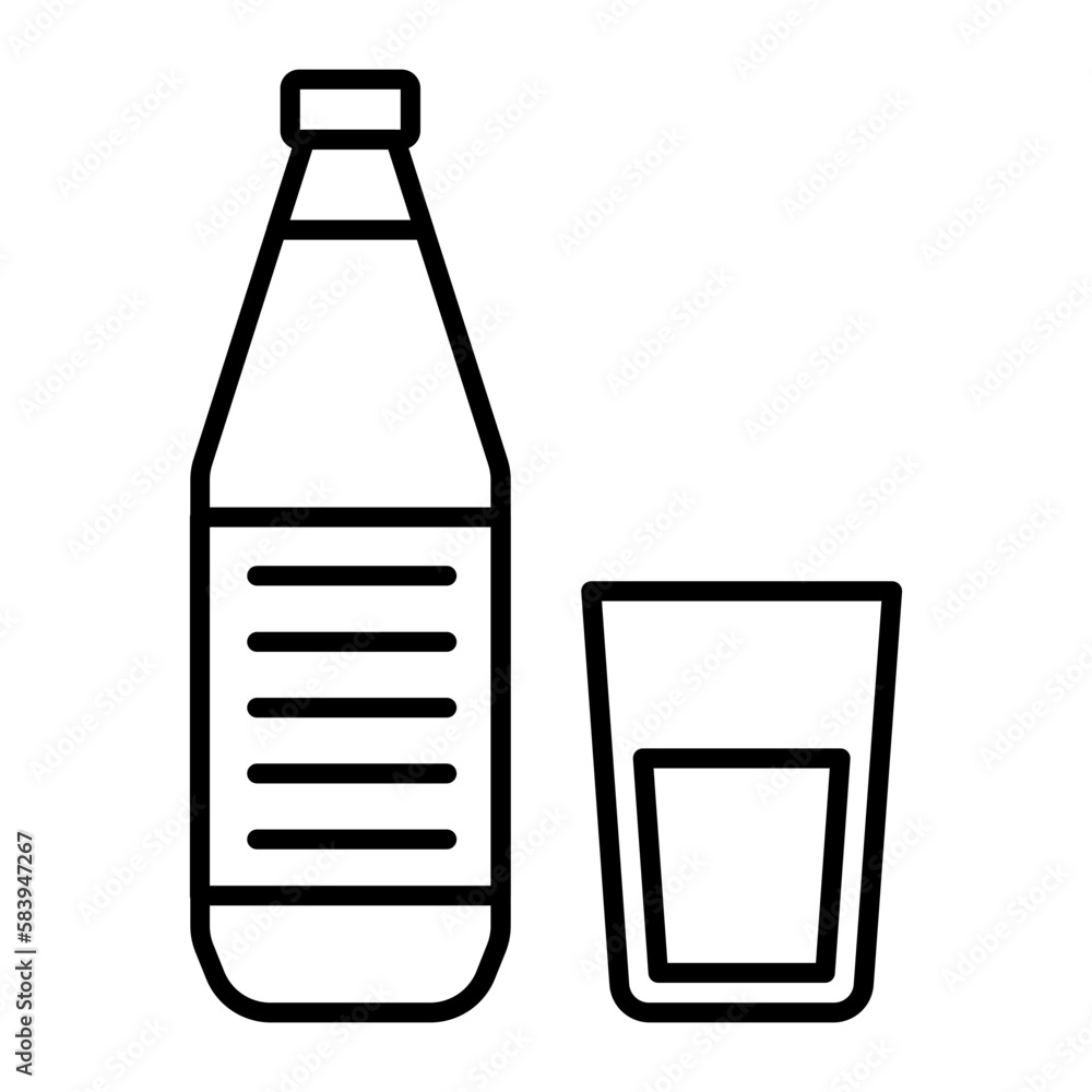 Drink Outline Icon Drink Outline Icon