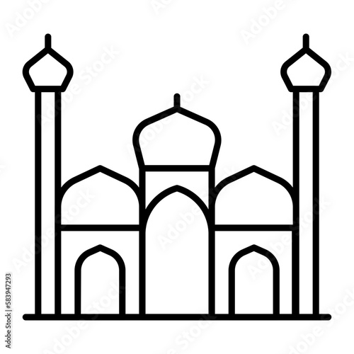 Mosque Outline Icon