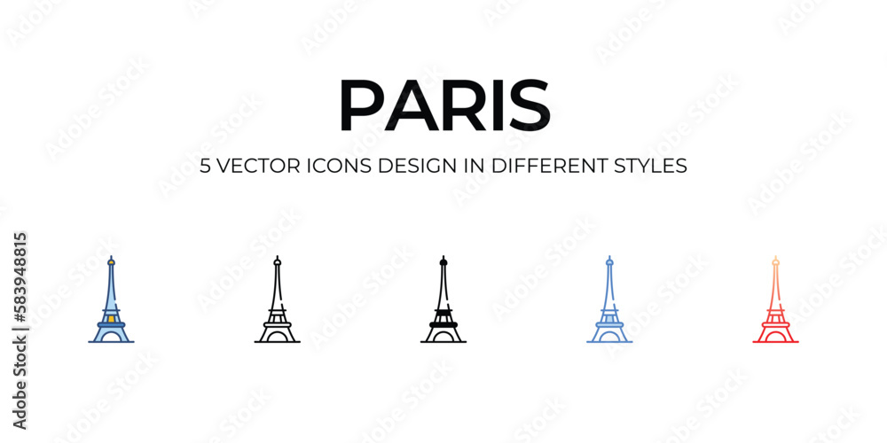 Paris icon. Suitable for Web Page, Mobile App, UI, UX and GUI design. Paris icon. Suitable for Web Page, Mobile App, UI, UX and GUI design.