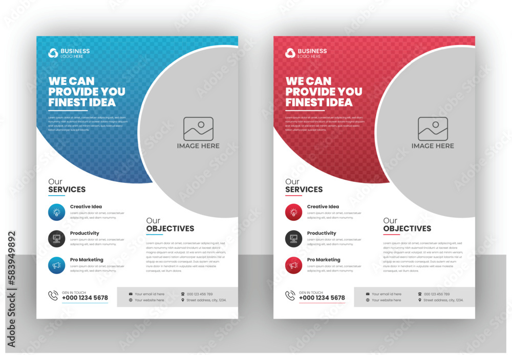 Corporate Business Flyer poster pamphlet anuual report brochure cover design layout background in two colors scheme vector template in A4 size Corporate Business Flyer poster pamphlet anuual report brochure cover design layout background in two colors scheme vector template in A4 size