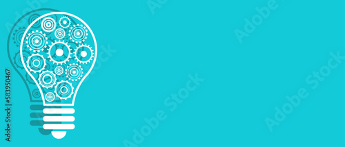 light bulb idea concept vector design