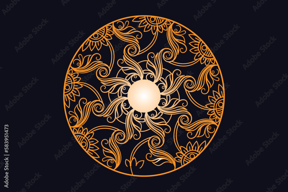 Luxury Golden Royal Mandala Design Vector for Background. Golden mandala design. Islamic background design Luxury Golden Royal Mandala Design Vector for Background. Golden mandala design. Islamic background design