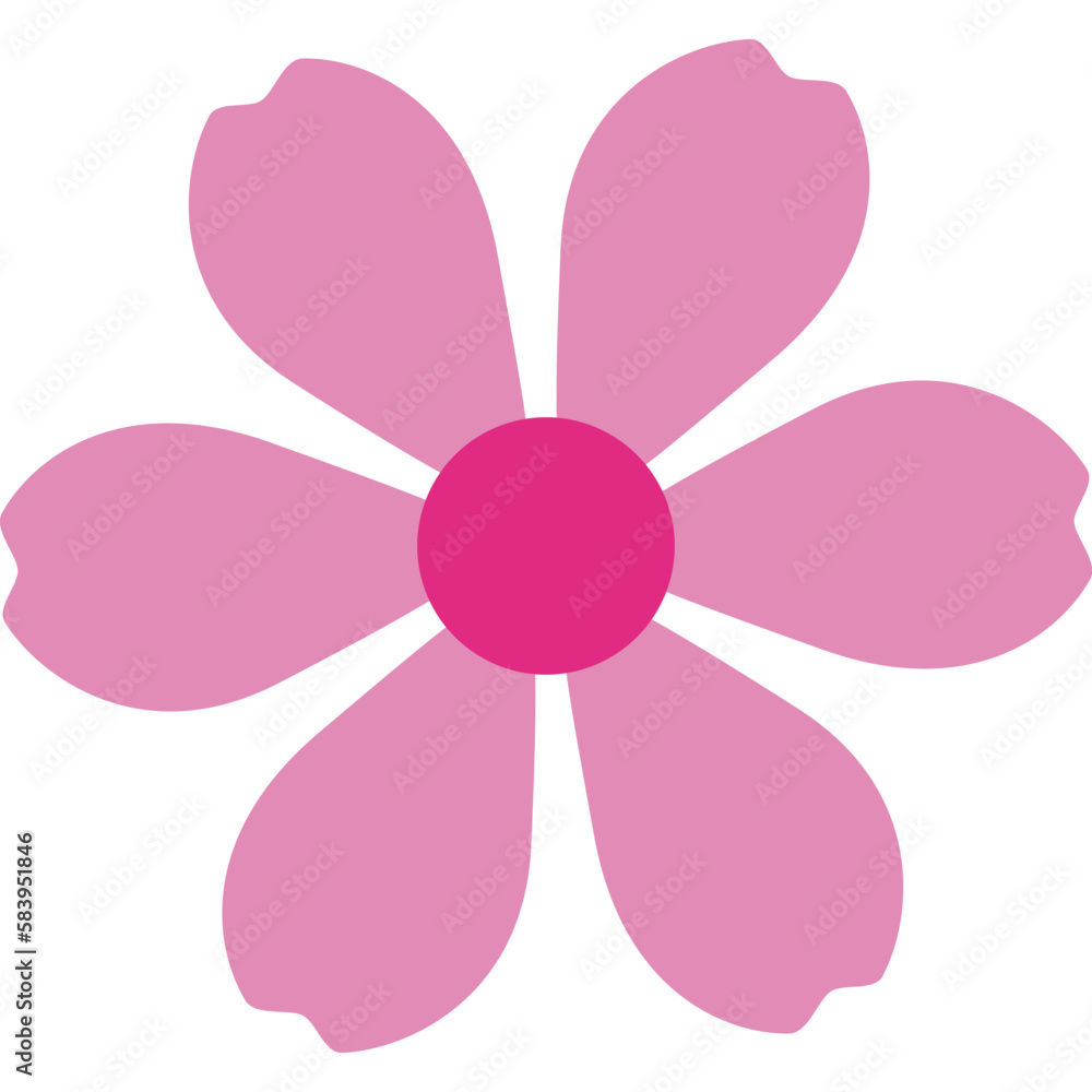 cute spring flowers icon