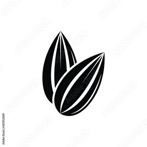 sunflower seeds icon vector