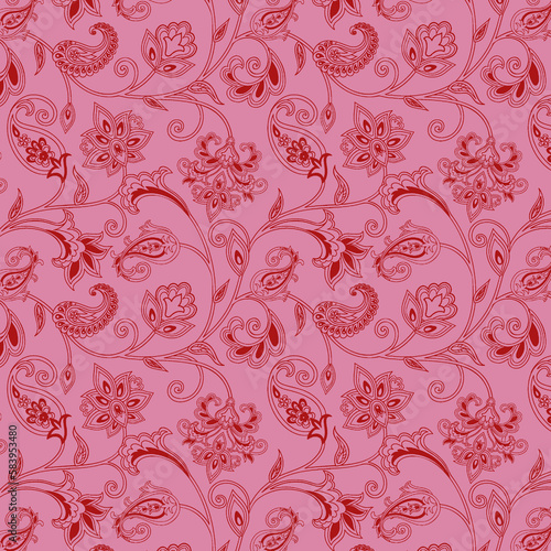 Textile and digital seamless pattern design 