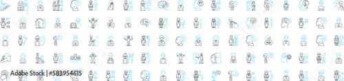 Globalization vector line icons set. globalization  internationalization  integration  unification  connectivity  interconnectivity  transnationalism illustration outline concept symbols and signs