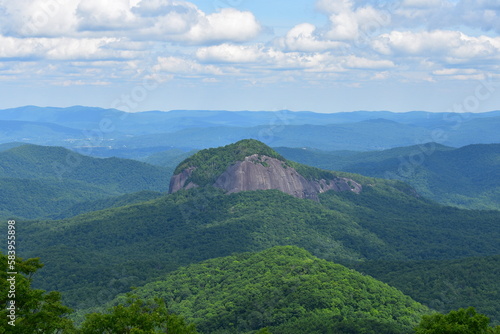 Looking Glass Rock from the Blue Ridge Parkway