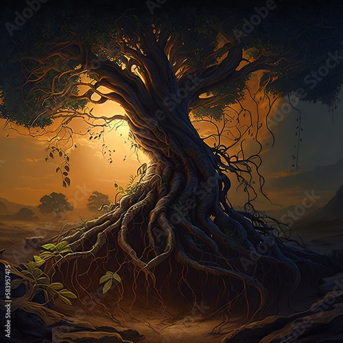 Darksun fantasy setting, strangling vine tainted root
